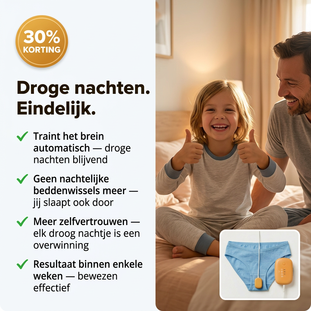 NachtWacht™ - Droge nachten. Voor je kind én voor jou.