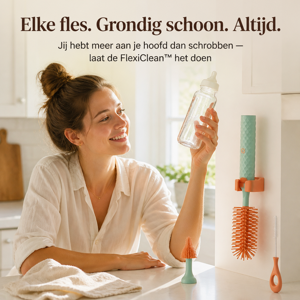 FlexiClean™ Elektrische Babyflesborstel