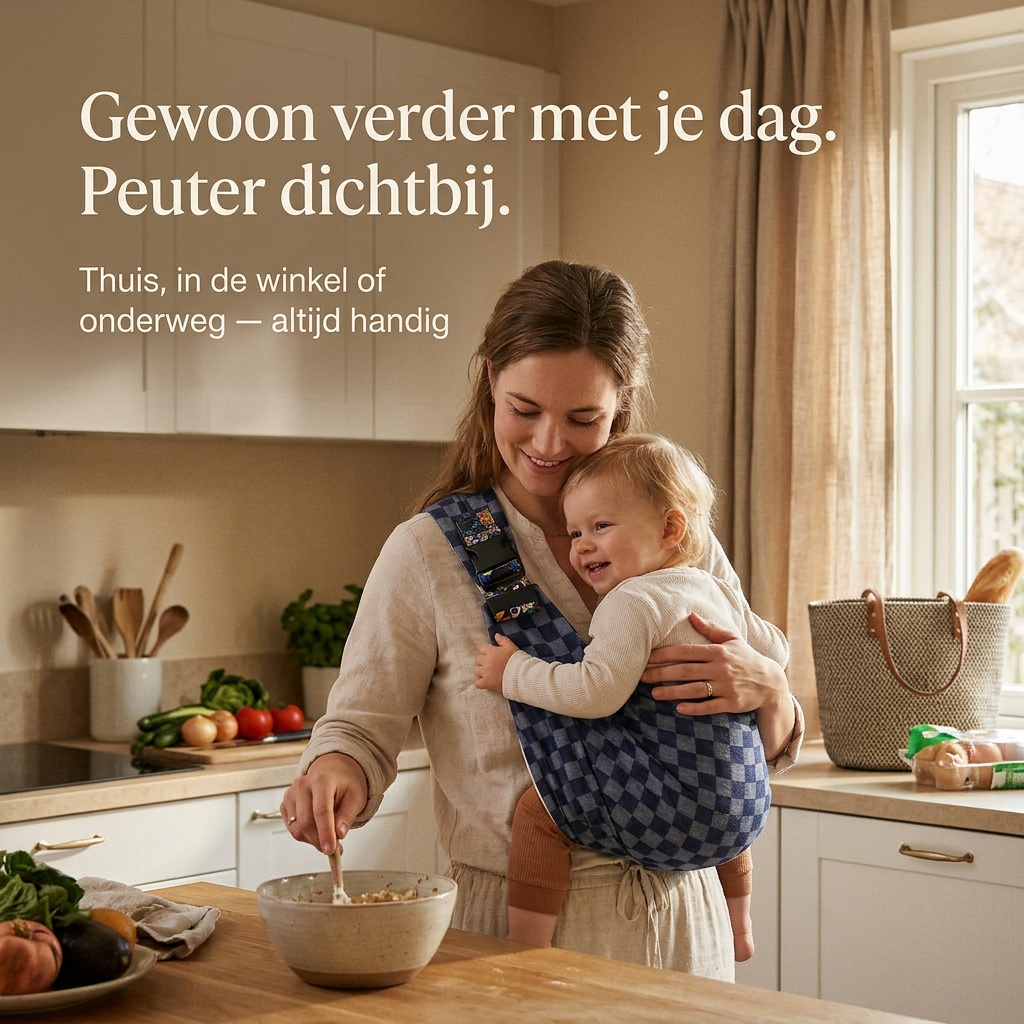BabyCarry™ Verstelbare draagzak - Handen vrij. Baby dichtbij. |  Geschikt van 4,5 kg tot 20 kg