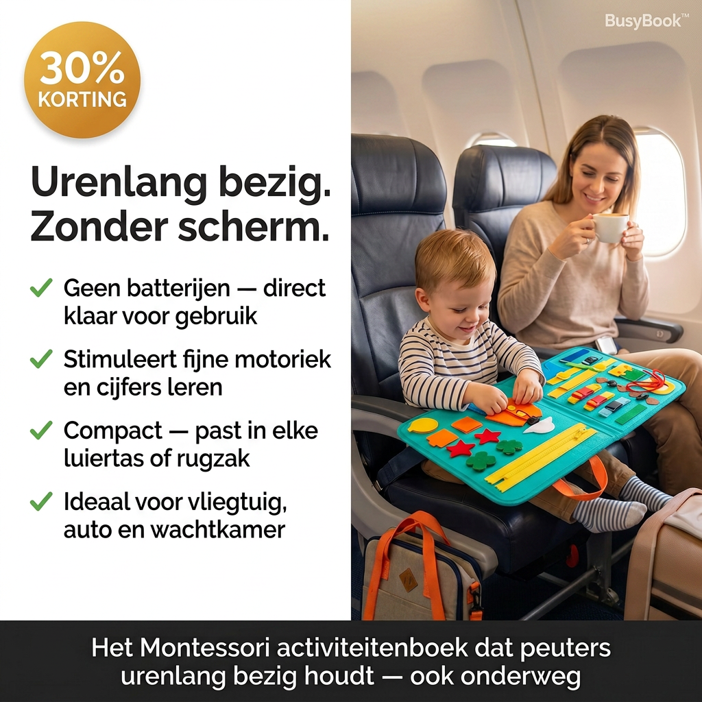 BusyBook™ - Leren door spelen. Elke pagina een nieuwe ontdekking.