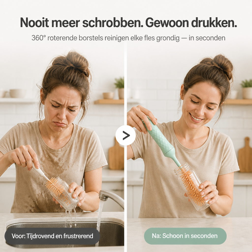FlexiClean™ Elektrische Babyflesborstel